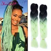 expression crochet Hair women ombre colored hair attachment for braids