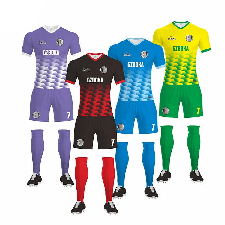 

Quality Soccer Jerseys Wholesale Personalized Uniform Kits Custom Latest Design Football Jersey, Custom color