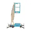 10m portable compact hydraulic elevated work platform plataforma elevadora single mast manlift lift platform