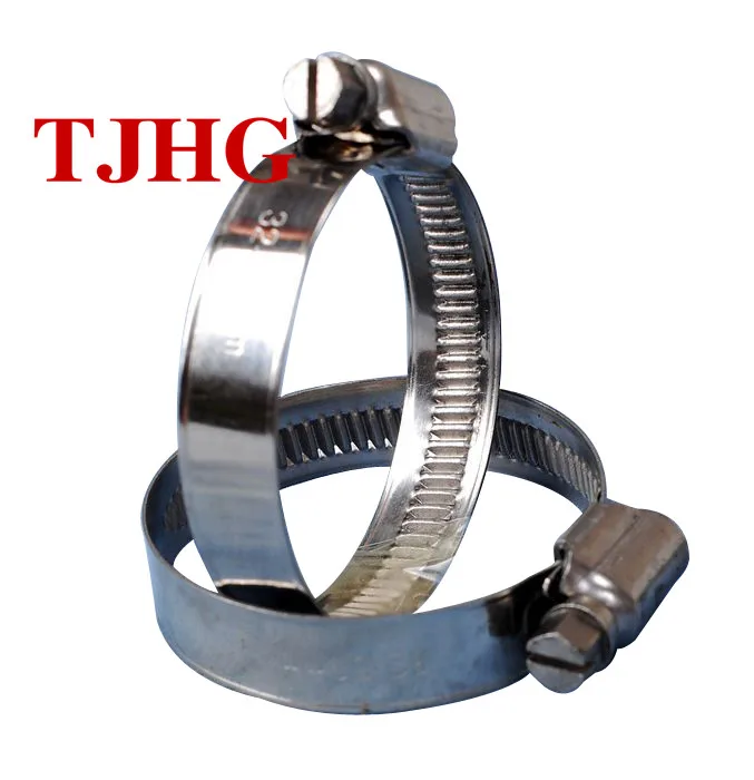 
China professional manufacturer Factory Direct Sale low price Stainless Steel adjustable German type hose clamp 