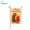 NX double-sided customs cheap outdoor polyester halloween decorations turkey cat garden flag