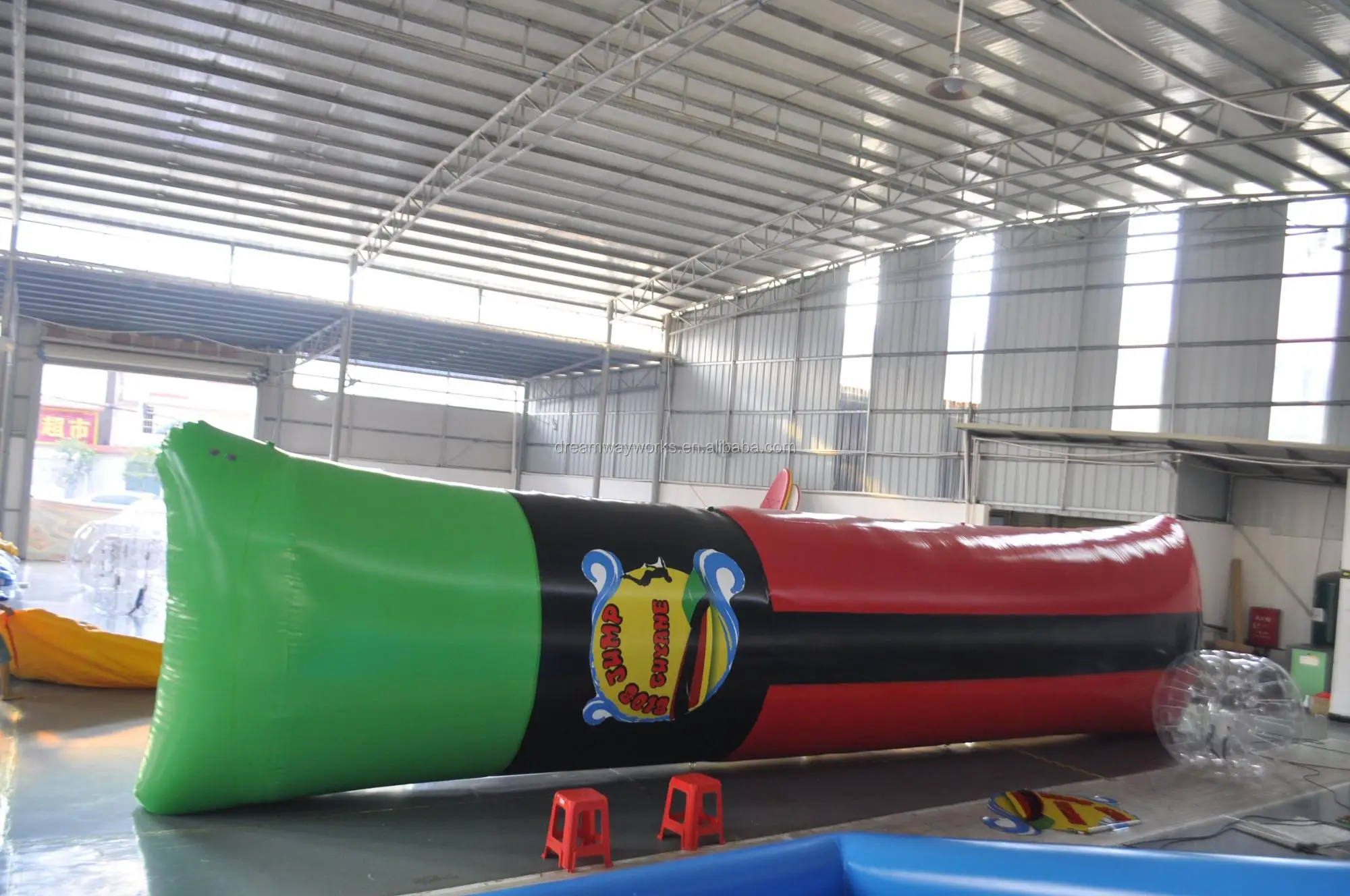 inflatable water launch pad