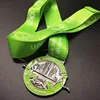 2018 Factory Custom Finisher Running Award Metal Medal With Lanyard