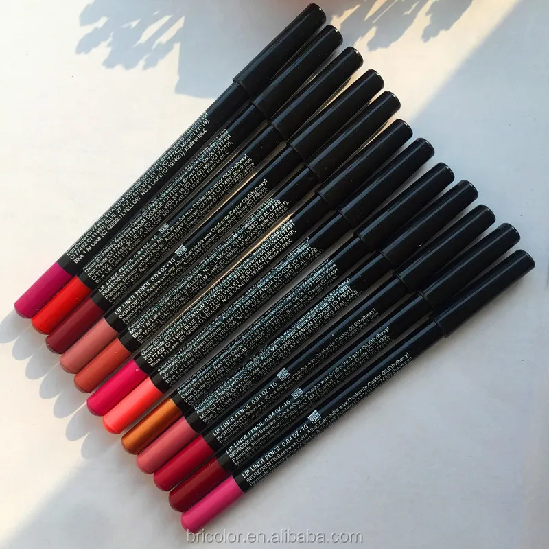 Waterproof Lip Liner Pencil Long Lasting Wooden Lipliner Pencil Private