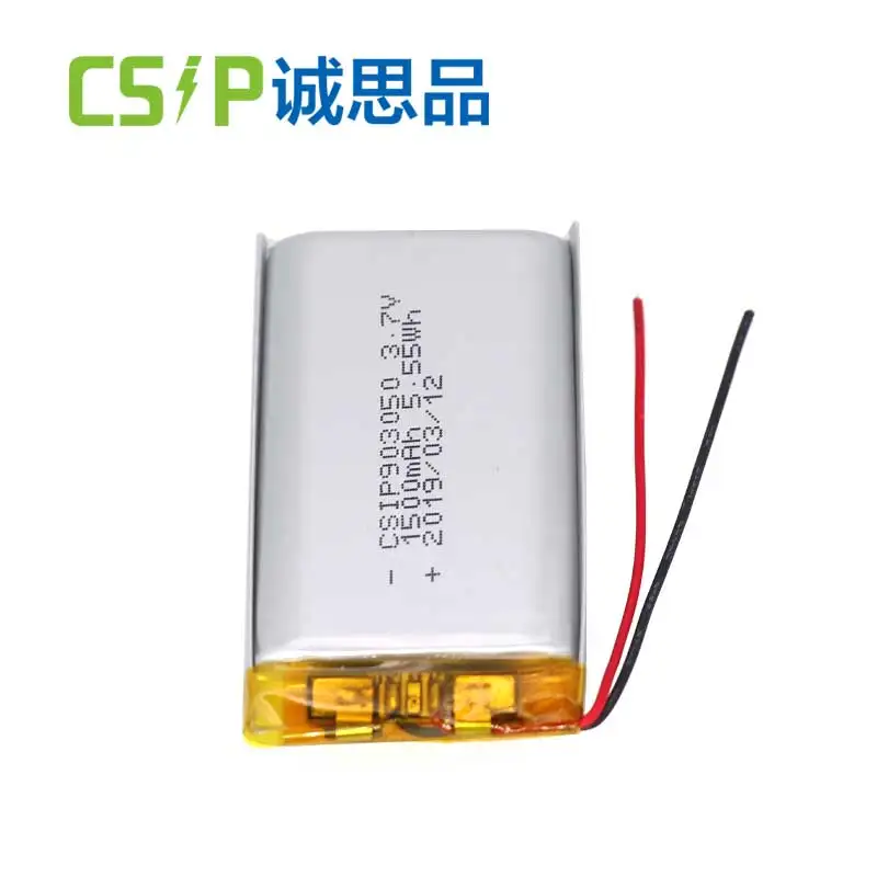 
IEC 3.7v 903050 1500mah lithium ion polymer battery for digital products 
