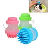 Non-toxic Soft Silicone Pet Dog Cat Shampoo Cleaning Message Bath Brush Comb Tool