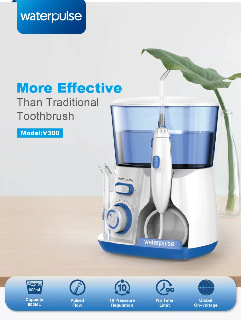 Waterpulse Electronic Household Personalized Dental Floss Water Flosser