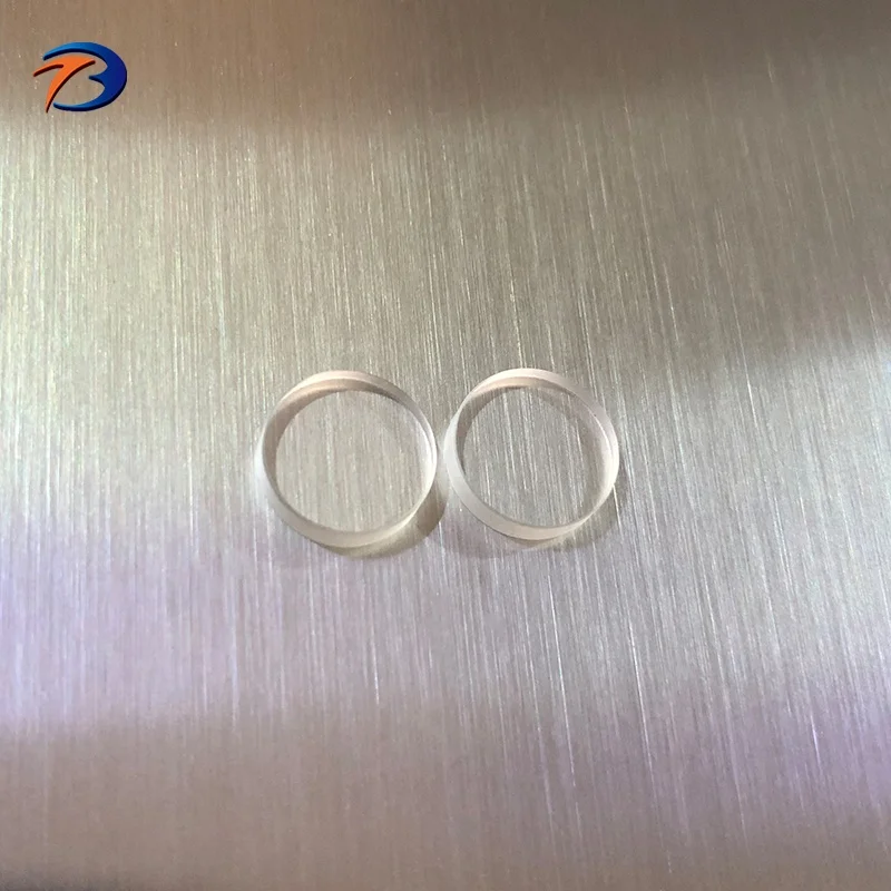 Optical glass clear customized shape quartz plate wafer for window applications