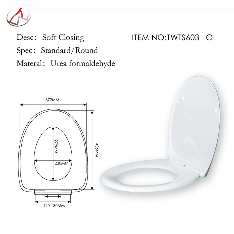 Soft Closing Classic Toilet Seats Slimed Two Button Quick Install And