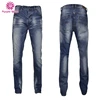 Quality wholesale fancy slim fit ripper denim brand design mens jeans