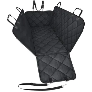 Image of Waterproof dog hammock pet dog car seat cover with side flaps