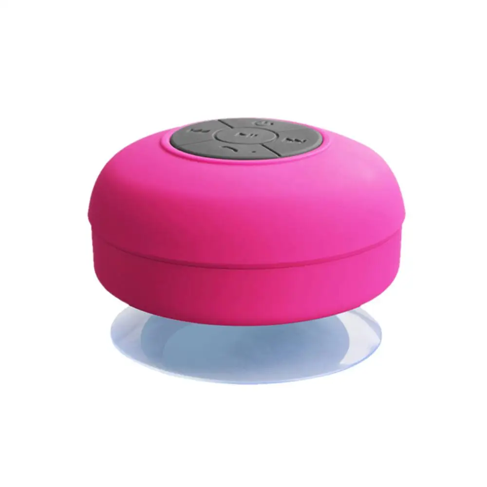 

Hands Free Waterproof Car Bathroom Office Beach Stereo Subwoofer Music Mini Wireless Speaker With Suction