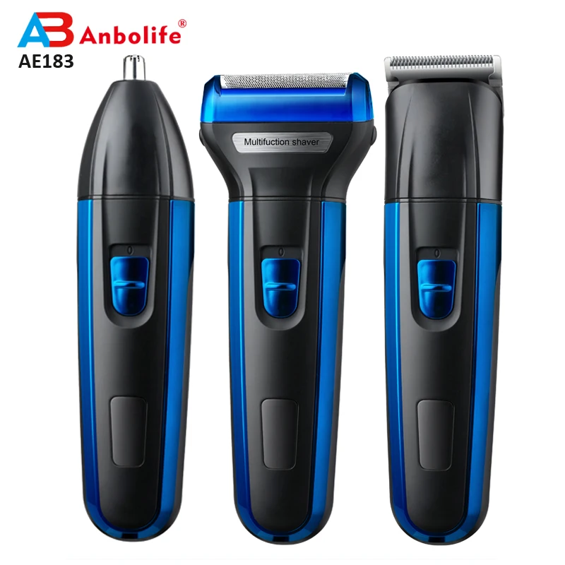 shaver with nose trimmer