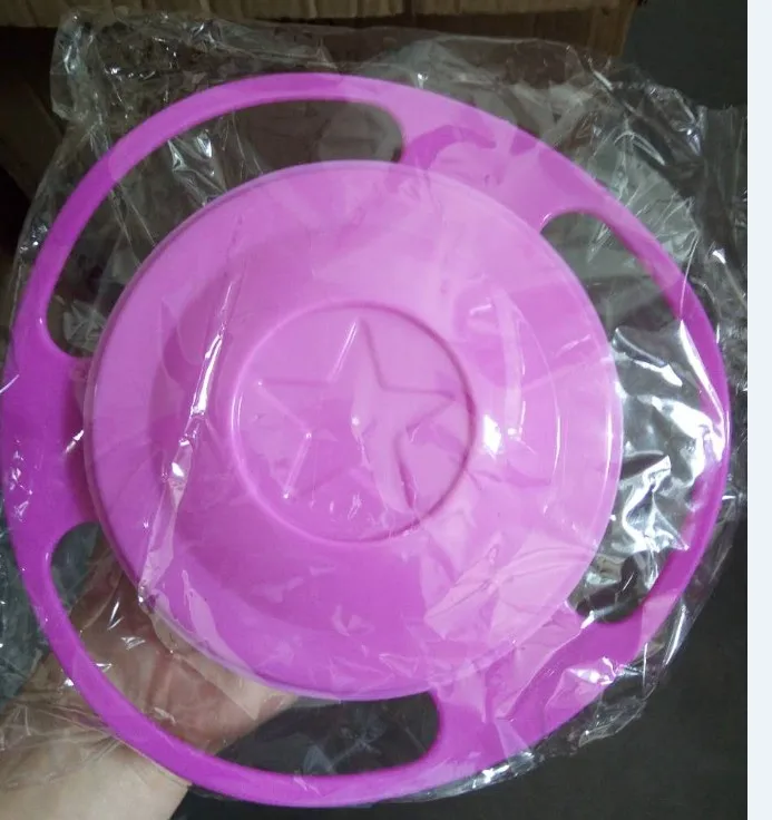 
Baby Feeding Learning Dishes Bowl High Quality Assist Toddler Baby Food Dinnerware For Kids Eating Training Gyro Bowl 