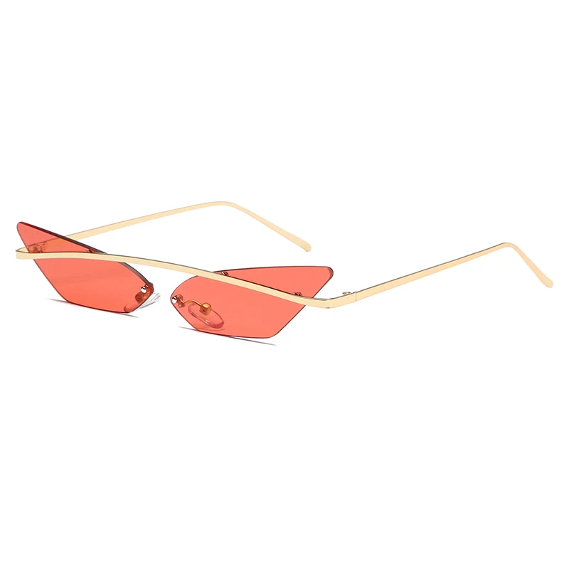 

10250 Superhot Eyewear 2019 Fashion Lady Cateye Sun glasses Women Rimless Cat Eye Sunglasses