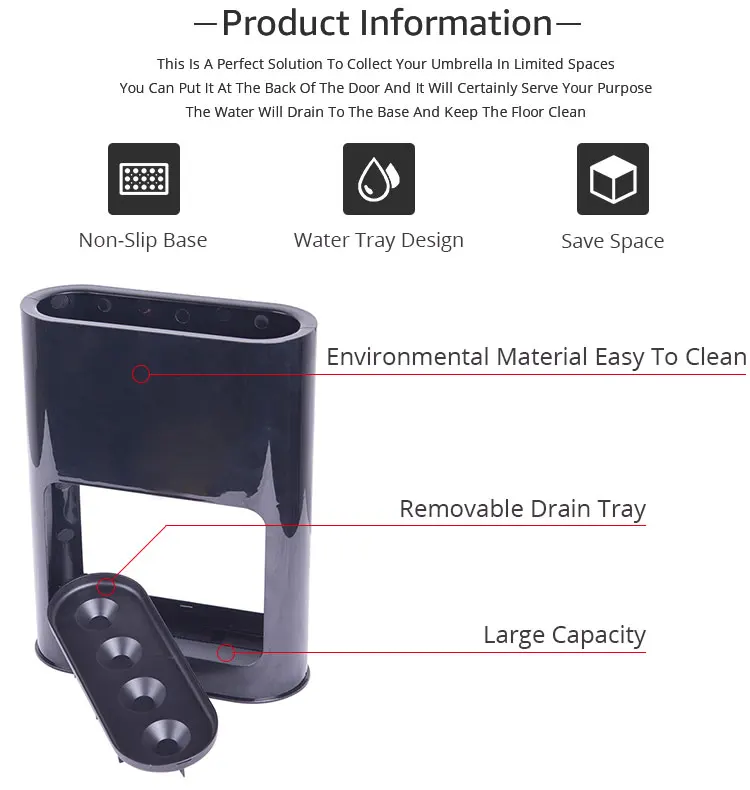 Modern Rack Holder Decorative Indoor Umbrella Stand Holder Umbrella