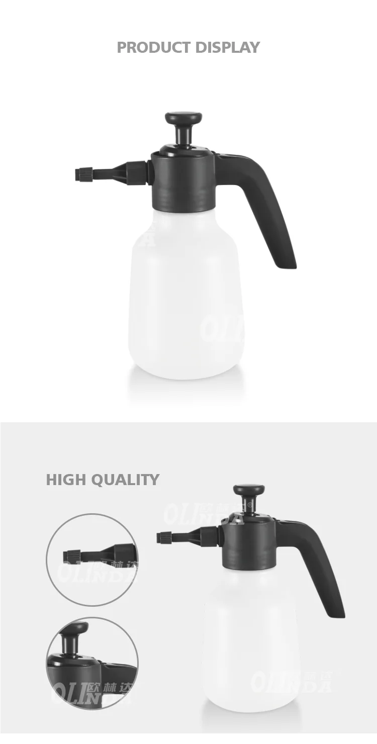 High quality 1 1.5 2L high pressure spray bottle portable garden mini plastic sprayer for sale