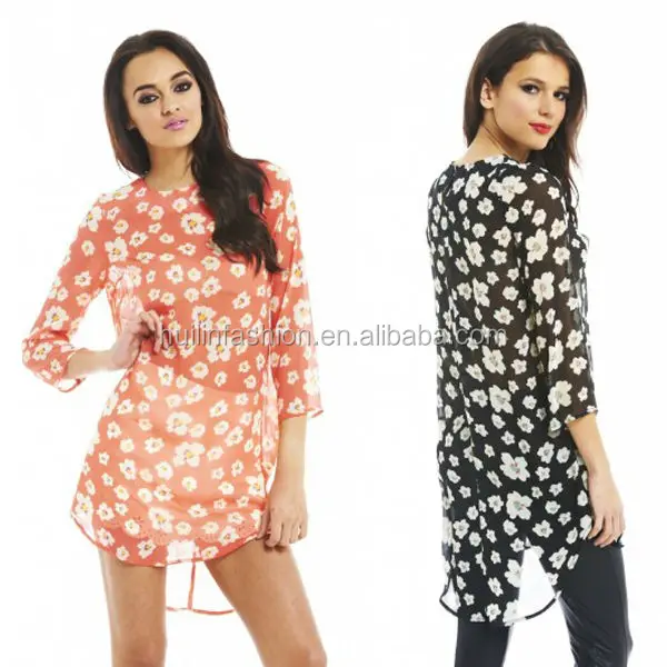 busana blus sifon 2014 baru kedatangan wanita floral print busana blus sifon 2014 baru kedatangan wanita floral print