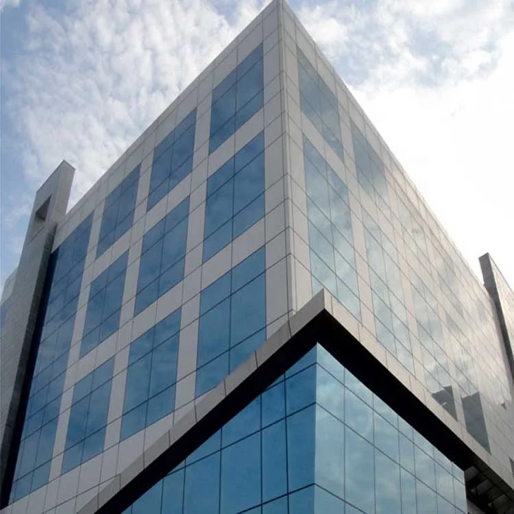 gaoming u-profiled glass building glass door alum