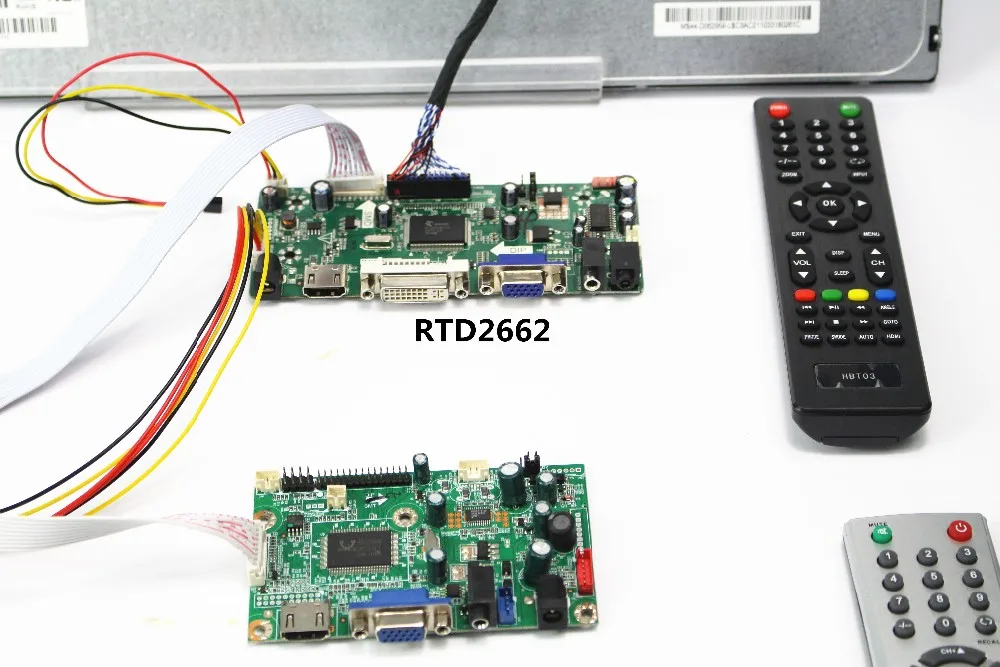 RTD2281 VGA DVI Audio LVDS 30 Pin Lcd Controller Driver Board