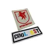 Factory Direct Sales Custom Stitched Border Iron on Backing Embroidery Badges