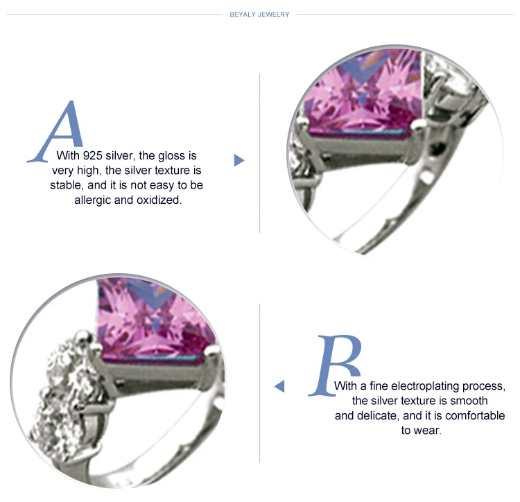 Cheap silver purple stone artificial diamonds rings price in pakistan