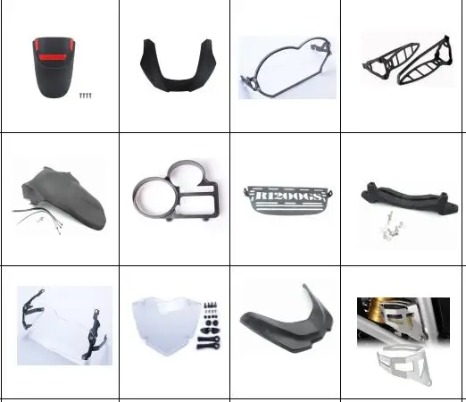 Turn Signal Indicator Light Grill Protector Cover Kits For R1200GS ADV R Nine T S1000R S1000RR F800GS F800GT F800R HP4