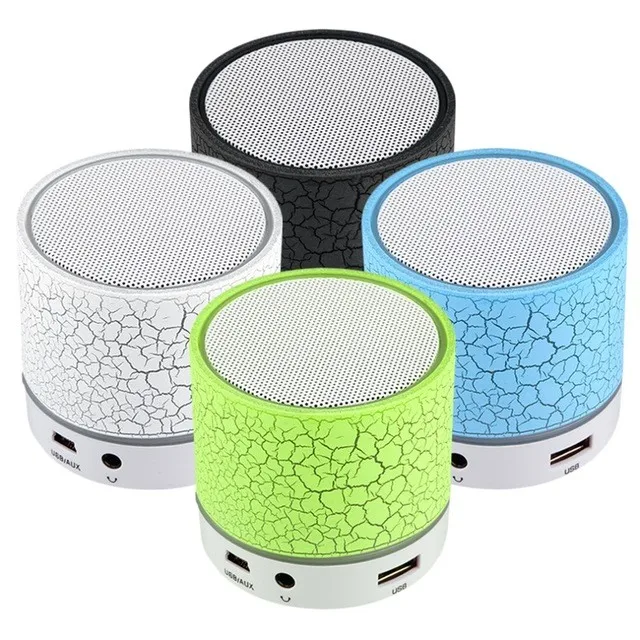 

best selling A9 smart speaker with LED light, Portable wireless blue tooth speaker for all brand mobile phone, Black;red;blue;pink;white;purple;green