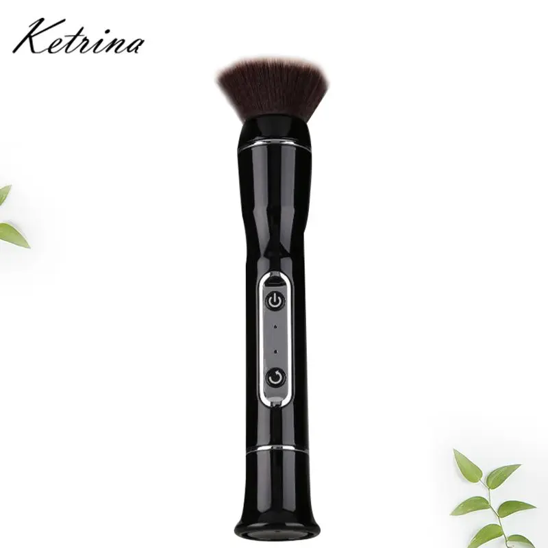 

Rotating private label makeup brush set, Black