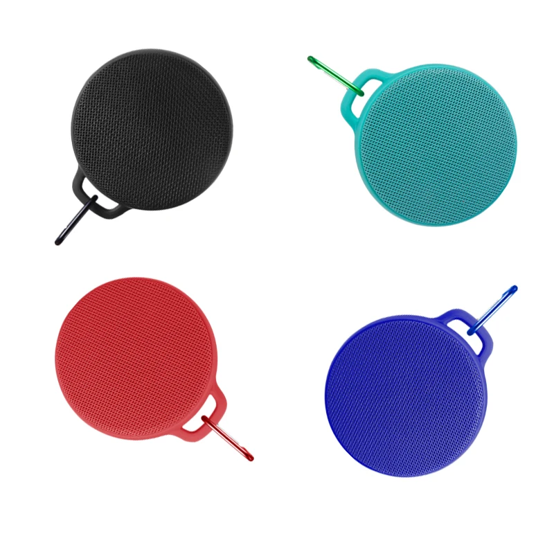 

Free sample speaker bt 3W external magnetic speaker with mic mini outdoor bicycle clip 4 speaker, Red/blue/black/green