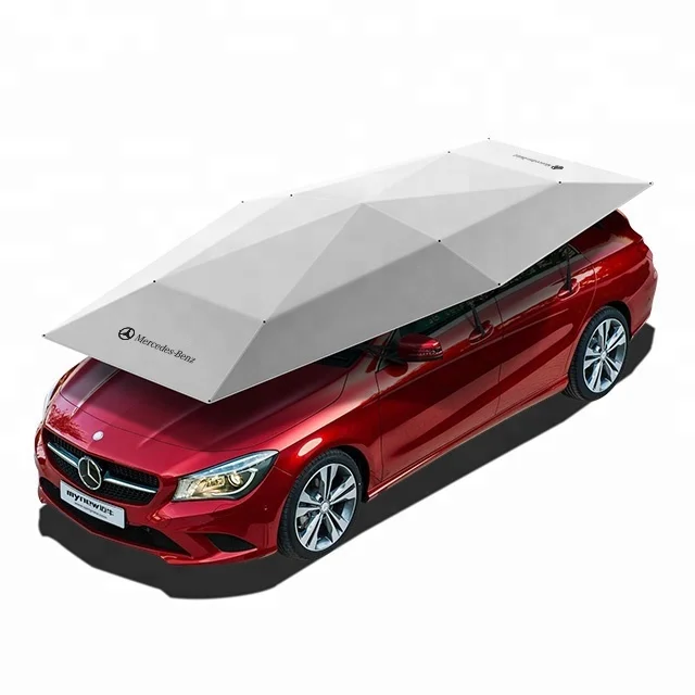 

Easy operation with one click wireless setup MYNEW 2 in1 CarShade Car Umbrella, Silver;black;dark blue;camouflage