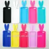Unbreakable phone cases rabbit ear silicone mobile phone case