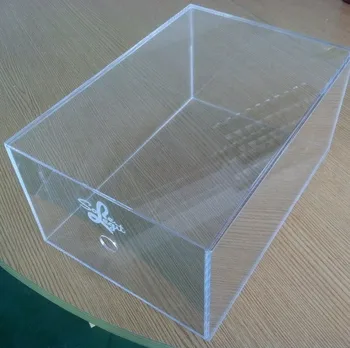 Sliding Design Clear Plastic Drawer Shoe Box Buy Clear Plastic