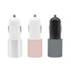 Producing Car Charger Quick Charge Aluminium Alloy Dual Usb Qc3.0+Qc3.0 Car Charger Qualcomm Fast Charge