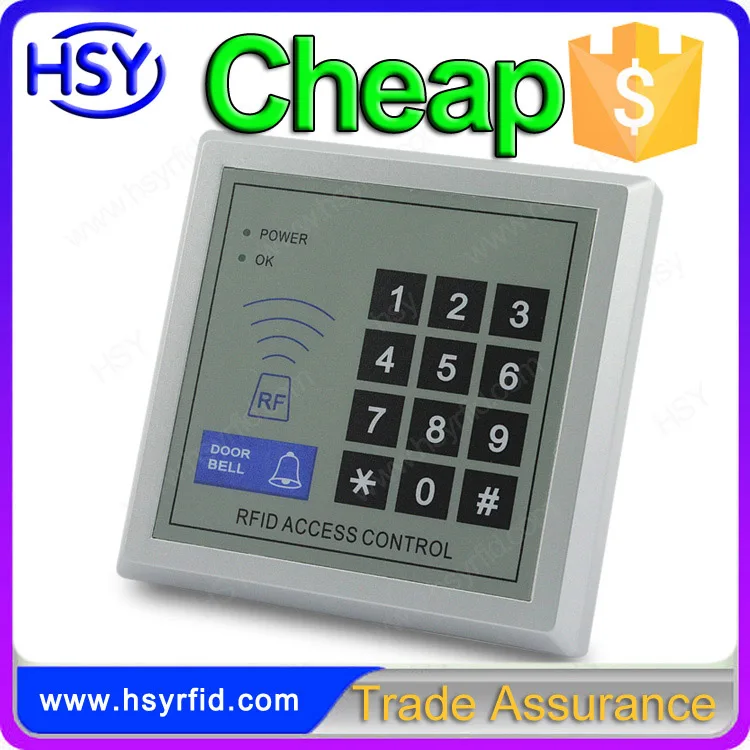 Metallgehäuse RFID ID Tastatur Einzeltür Stand alone Zugangskontrolle /&