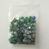 17-19mm colored half roundglass flat beads glass gems pebble