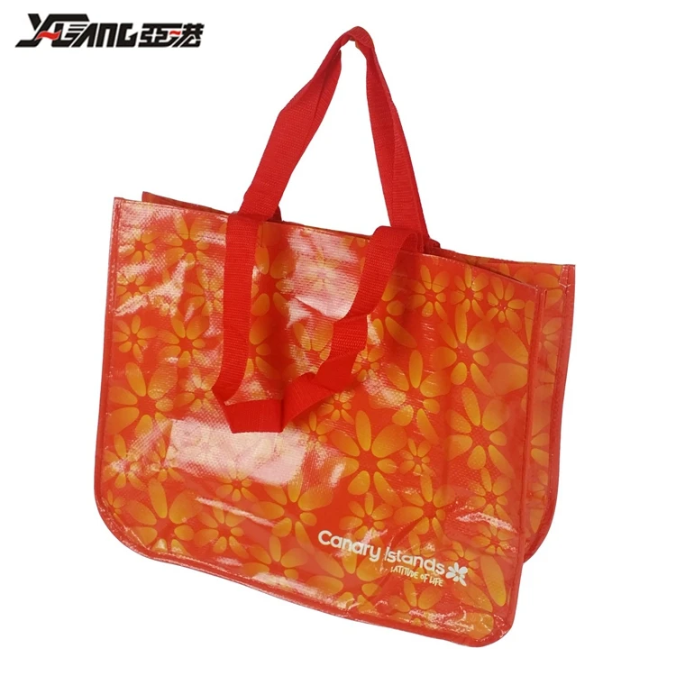 

Tote Wholesale Emboss Eco-friendy Laminated Foldable Recycle PP Woven Bag, Customized according to customer requirements