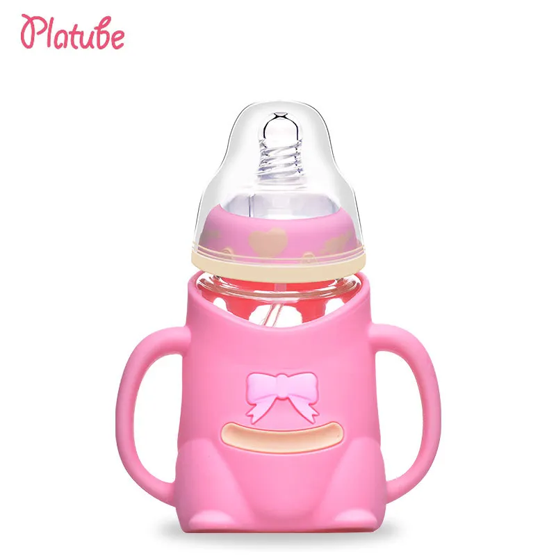 baby bottle closest to nipple