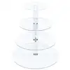Wholesale acrylic round cake display stand/round plastic cake stand