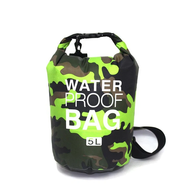 

2l/5l/10l/15l/20l/30l 100% waterproof back camouflage waterproof dri bag ocean pack for sport swimming camping fishing rafting, Camo