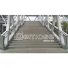 Modern Designs Free Standing Metal Interior Frameless outdoor glass railing