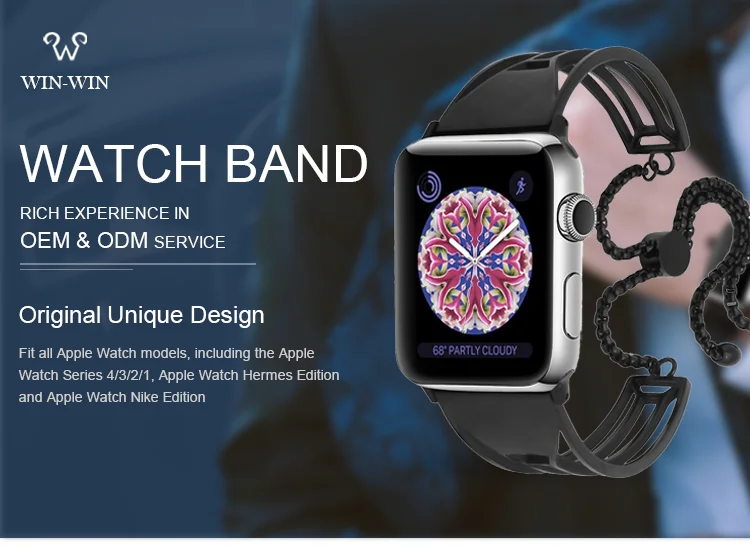 Win Win Unique Stainless Steel Metal Watch Bracelet Dressy Fancy