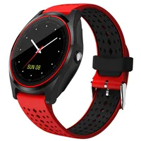 

Bluetooth SmartWatch V9 With Camera Facebook Support 3G SIM TF Card Waterproof health Smart Watch For Apple Samsung Xiaomi