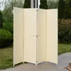 Outdoor Paneling Cane Antique Japanese Bamboo Room Divider Screen