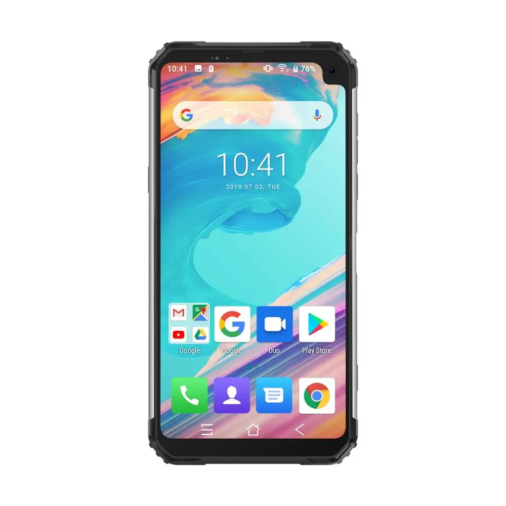 

IP68 waterproof smartphone Blackview BV6100 6.88 '' super large screen GPS+Beidou+glonass+Galileo 3GB+16GB 5580mah 4G NFC mobile, Black,silver