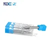 Single flute tungsten carbide rotary burr various industry cutting tool cemented carbide rotary file for work piece deburring