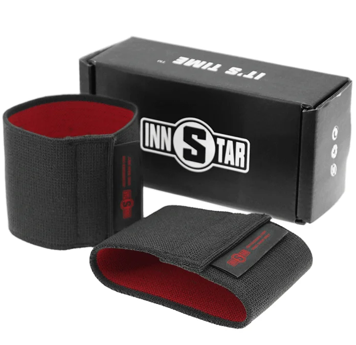 

INNSTAR Black Weight lifting Powerlifting Elbow Sleeves Elbow Pads