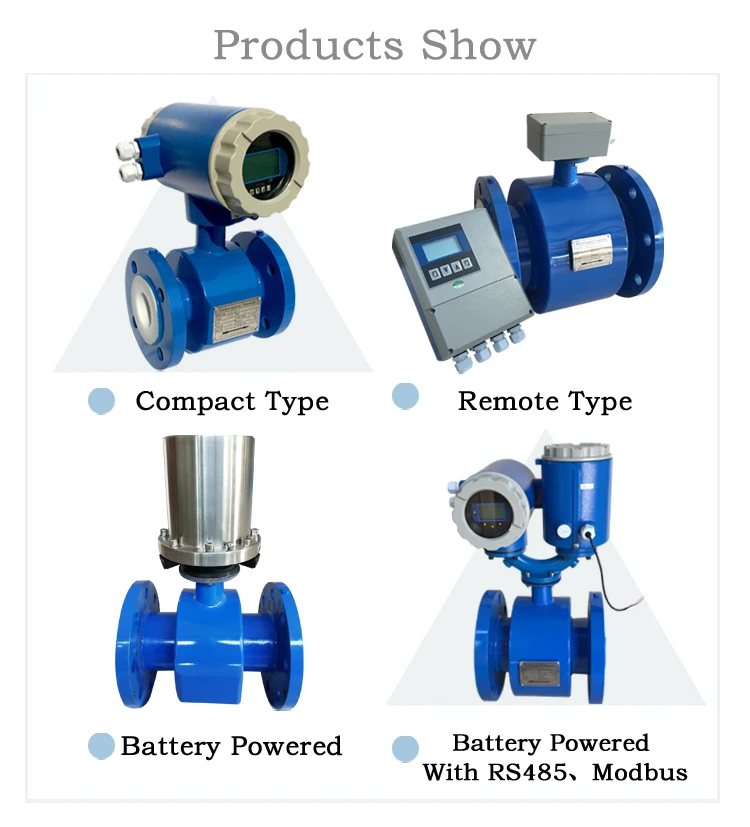 Hls 8'' Dn200 Electromagnetic Flow Meter Magnetic Flowmeter With Rs485 ...