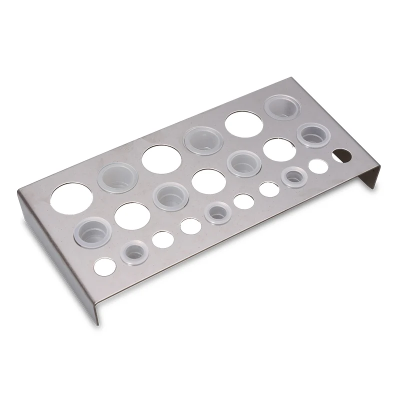 

20units Tattoo Supplies Stainless Steel Tattoo Ink Cup Holder (21 holes)