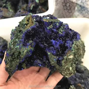 Specimen Natural Azurite Rough Stones Decorative Rocks And